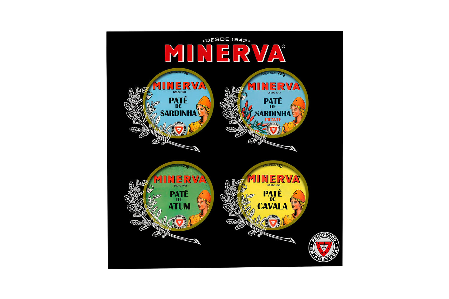 Pack de Patés de Peixe MINERVA (4 x 22g)