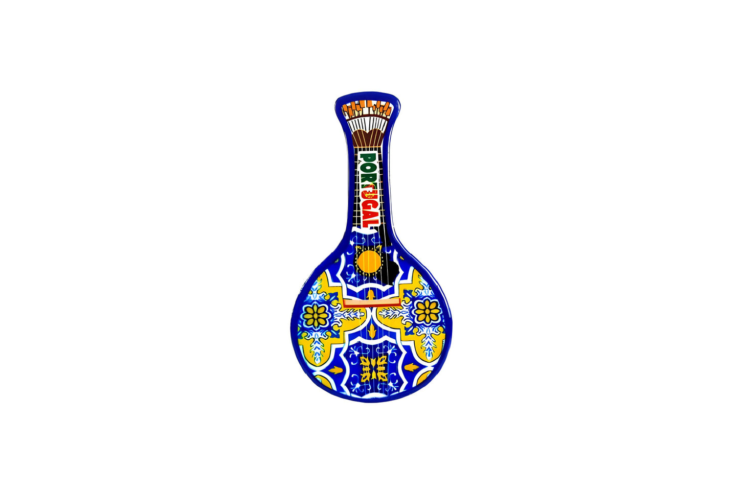 Souvenir Ímanes em Forma de Guitarra Portuguesa – Azulejaria Tradicional