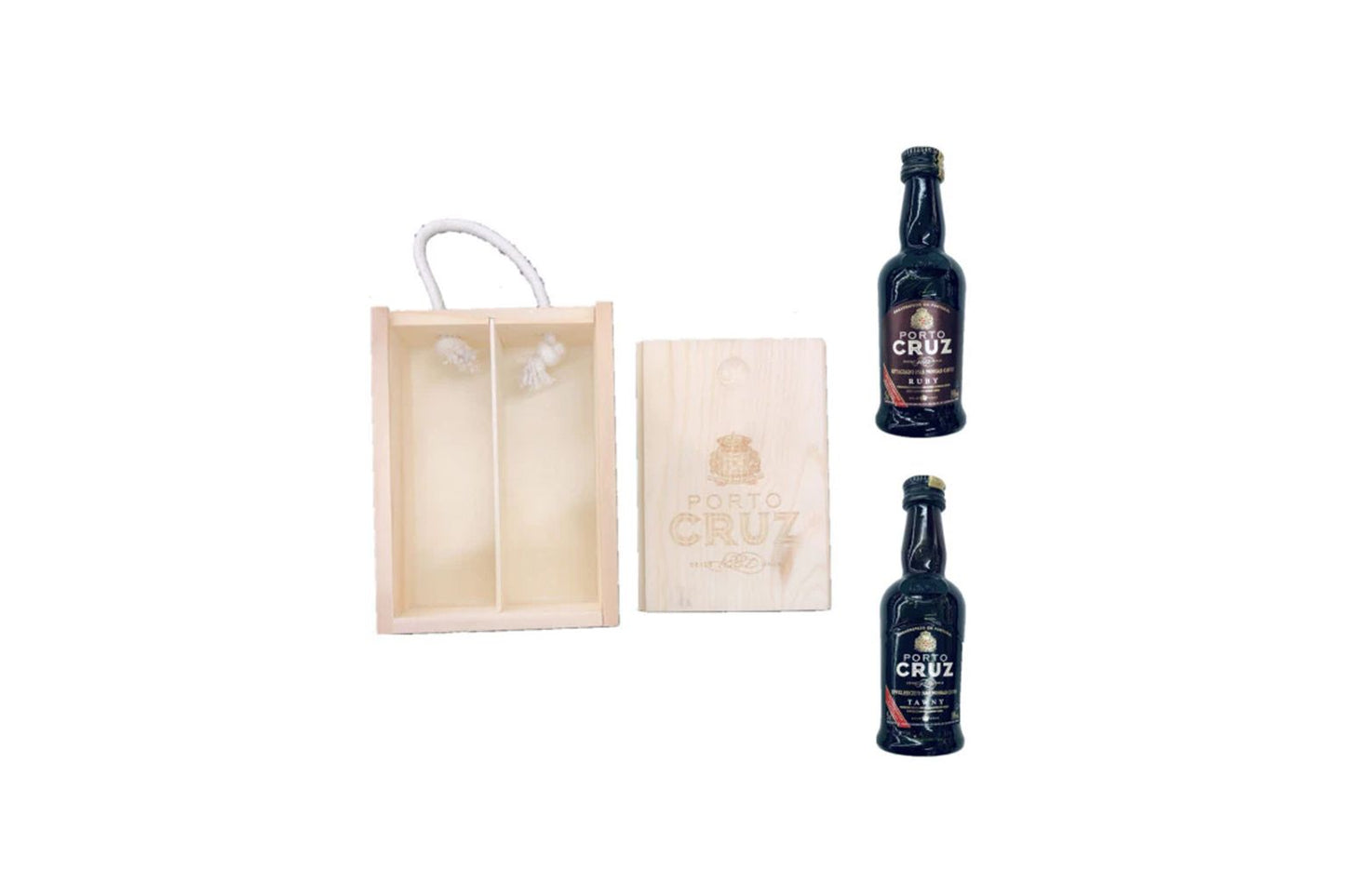 Conjunto Porto Cruz Ruby & Tawny 2× 20 cl com Caixa