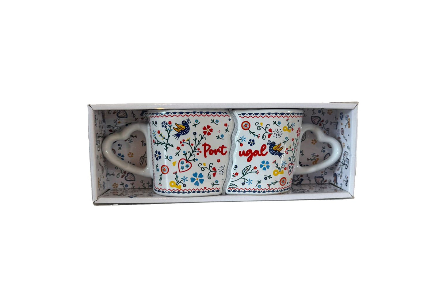 Caneca Dupla de Cerâmica - 26x9cm