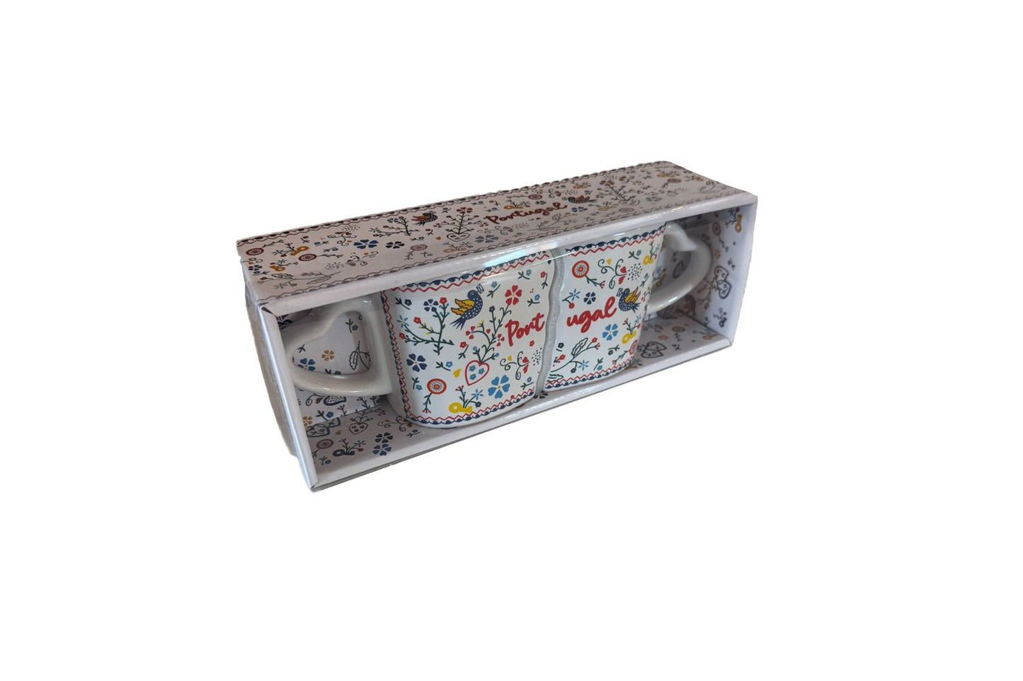 Caneca Dupla de Cerâmica - 26x9cm