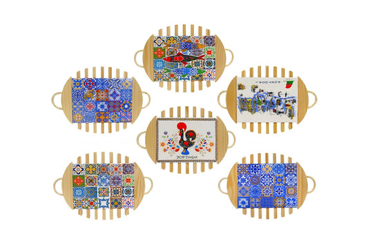 Bases para Tachos com Ripas e Cordas (15x20 cm)