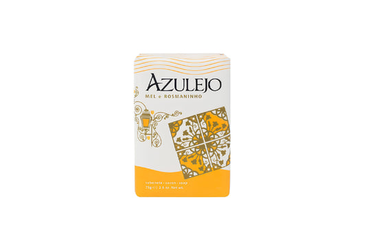 Sabonete “Azulejo” – Mel e Rosmaninho (Ach. Brito)