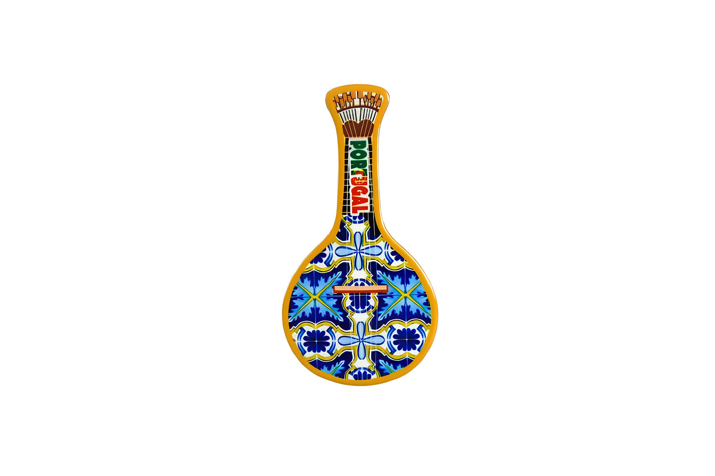 Souvenir Ímanes em Forma de Guitarra Portuguesa – Azulejaria Tradicional